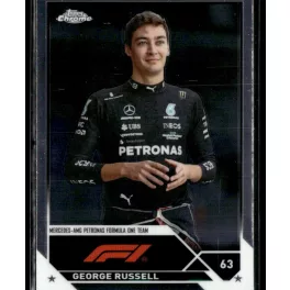 2023 Topps Chrome Formula 1 F1 Drivers #15 George Russell 