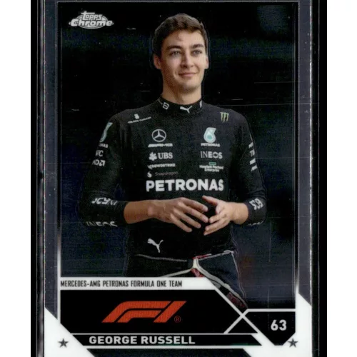 2023 Topps Chrome Formula 1 F1 Drivers #15 George Russell 