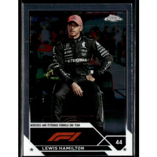 2023 Topps Chrome Formula 1 F1 Drivers #22 Lewis Hamilton 