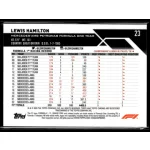 2023 Topps Chrome Formula 1 F1 Drivers #23 Lewis Hamilton 