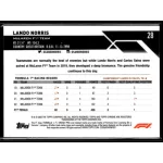 2023 Topps Chrome Formula 1 F1 Drivers #28 Lando Norris 