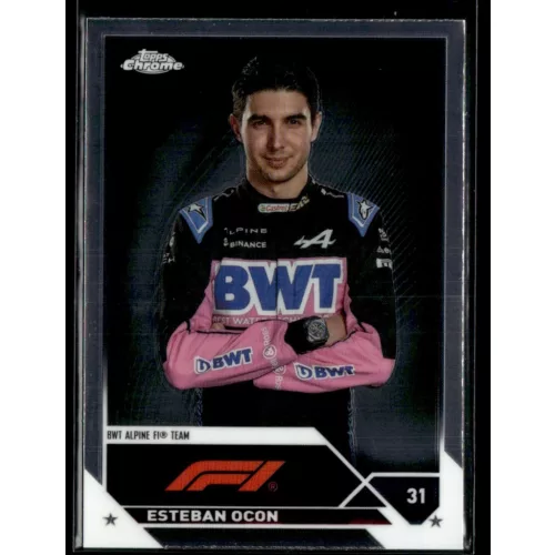 2023 Topps Chrome Formula 1 F1 Drivers #29 Esteban Ocon 