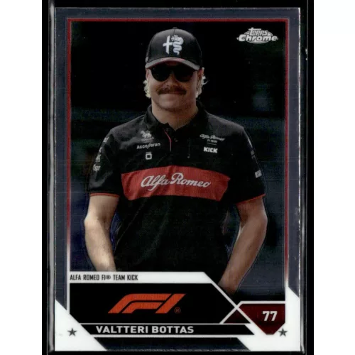 2023 Topps Chrome Formula 1 F1 Drivers #37 Valtteri Bottas 