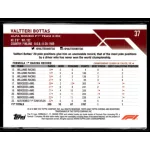 2023 Topps Chrome Formula 1 F1 Drivers #37 Valtteri Bottas 