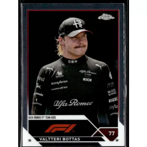 2023 Topps Chrome Formula 1 F1 Drivers #38 Valtteri Bottas 