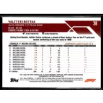 2023 Topps Chrome Formula 1 F1 Drivers #38 Valtteri Bottas 