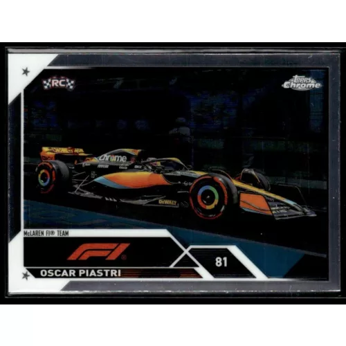 2023 Topps Chrome Formula 1 F1 Drivers #42 Oscar Piastri 