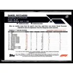 2023 Topps Chrome Formula 1 F1 Drivers #69 Daniel Ricciardo 