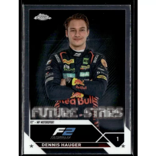 2023 Topps Chrome Formula 1 F2 Drivers #80 Dennis Hauger 