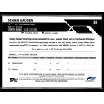 2023 Topps Chrome Formula 1 F2 Drivers #80 Dennis Hauger 
