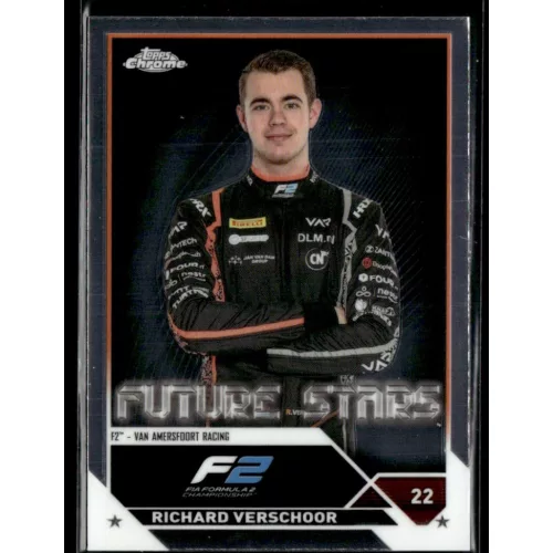 2023 Topps Chrome Formula 1 F2 Drivers #90 Richard Verschoor 