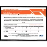 2023 Topps Chrome Formula 1 F2 Drivers #90 Richard Verschoor 