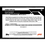 2023 Topps Chrome Formula 1 F1 Crew Team #99 James Vowles 