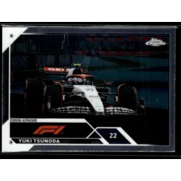 2023 Topps Chrome Formula 1 F1 Cars #115 Yuki Tsunoda 