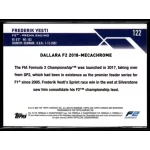 2023 Topps Chrome Formula 1 F2 Cars #122 Frederik Vesti 