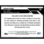 2023 Topps Chrome Formula 1 F2 Cars #138 Roman Staněk 