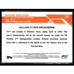 2023 Topps Chrome Formula 1 F2 Cars #142 Richard Verschoor 