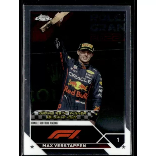 2023 Topps Chrome Formula 1 Grand Prix Winners #157 Max Verstappen 