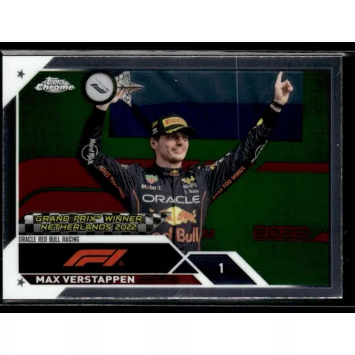 2023 Topps Chrome Formula 1 Grand Prix Winners #158 Max Verstappen 