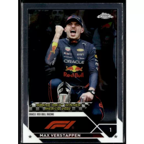 2023 Topps Chrome Formula 1 Grand Prix Winners #163 Max Verstappen 