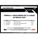 2023 Topps Chrome Formula 1 Grand Prix Winners #163 Max Verstappen 