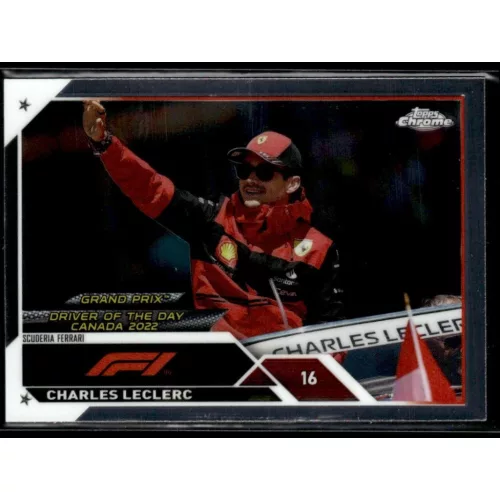2023 Topps Chrome Formula 1 Grand Prix Driver of the Day #174 Charles Leclerc 