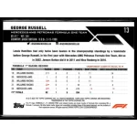 2023 Topps Chrome Formula 1 Checker Flag X-Fractors F1 Drivers #13 George Russell 