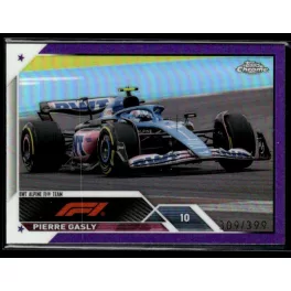   2023 Topps Chrome Formula 1 Purple Refractor F1 Drivers #54 Pierre Gasly 