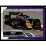 2023 Topps Chrome Formula 1 Purple Refractor F2 Drivers #129 Isack Hadjar 