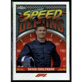  2023 Topps Chrome Formula 1 SPEED DEMONS #SD-DC David Coulthard 