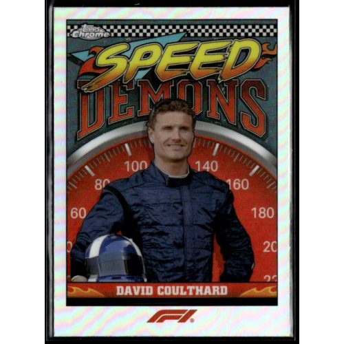 2023 Topps Chrome Formula 1 SPEED DEMONS #SD-DC David Coulthard 