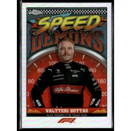   2023 Topps Chrome Formula 1 SPEED DEMONS #SD-VB Valtteri Bottas 