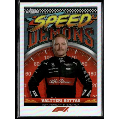 2023 Topps Chrome Formula 1 SPEED DEMONS #SD-VB Valtteri Bottas 