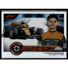 2023 Topps Chrome Formula 1 CAMBER #CAM-LN Lando Norris 