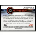 2023 Topps Chrome Formula 1 CAMBER #CAM-ZG Zhou Guanyu 