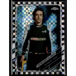 2021 Topps Chrome Formula 1 Checker Flag Refractors #9 Fernando Alonso 