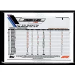 2021 Topps Chrome Formula 1 Checker Flag Refractors #9 Fernando Alonso 