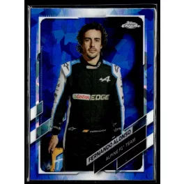 2021 Topps Chrome Sapphire Formula 1  #9 Fernando Alonso 