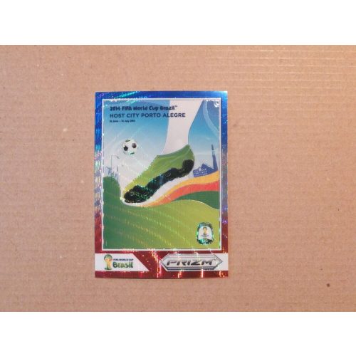 2014 Panini Prizm World Cup Soccer World Cup Posters Red White and Blue Prizm #8 Porto Alegre