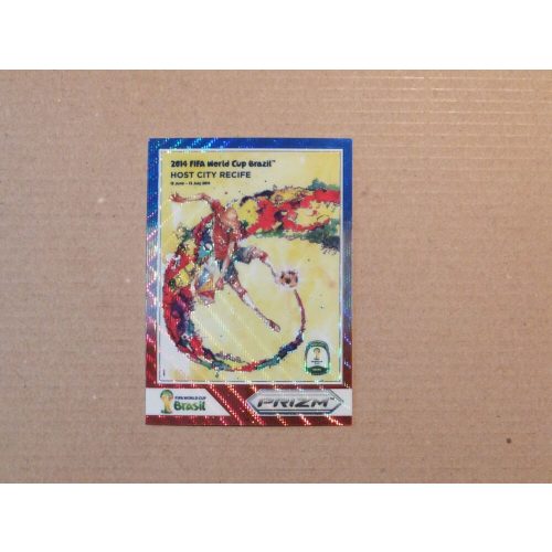 2014 Panini Prizm World Cup Soccer World Cup Posters Red White and Blue Prizm #9 Recife