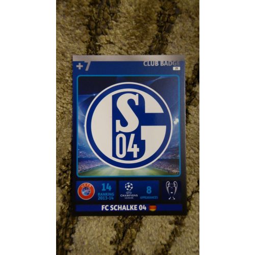 2014-15 Panini Adrenalyn XL UEFA Champions League Club Badge #25 FC Schalke 04
