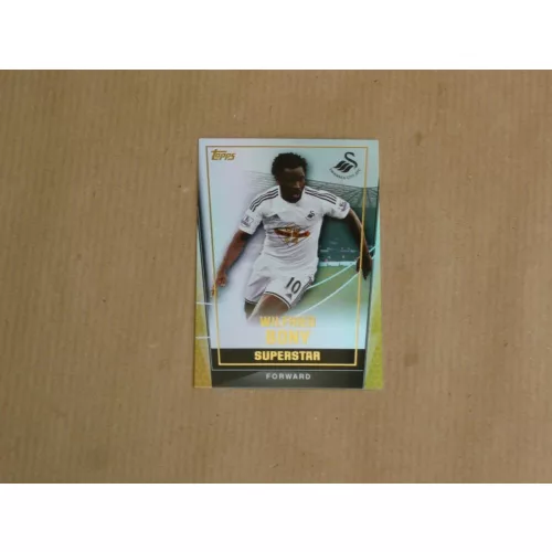 2015 Topps Premier Club Soccer Superstar Rainbow Foil #167 Wilfried Bony