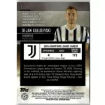 2020-21 Topps Stadium Club Chrome UEFA Champions League Refractor #14 Dejan Kulusevski
