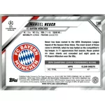 2021-22 Topps Chrome UEFA Champions League  #159 Manuel Neuer