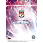 2021 Topps Football Festival by Steve Aoki UEFA Champions League Soundwave #JH Jordan Henderson