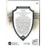 2021 Futera Unique World Football FORWARD - Turquoise (Jersey Number) #82 Andre Silva 09/85