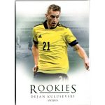 2021 Futera Unique World Football ROOKIES - Emerald #94 Dejan Kulusevski 26/50