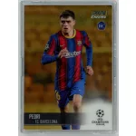 2020 Stadium Club Chrome UEFA Champions League Gold Refractors #26 Pedri 21/50