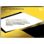 2021 Topps Borussia Dortmund Trading Cards Set Relics PATCH #RC-YM Youssoufa Moukoko 20/25