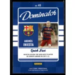 2016 Donruss Dominators  #49 Andres Iniesta
